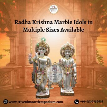 Jaipur, Collectibles, INR 25000,  Radha Krishna Marble Idols In Multiple Sizes Available