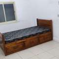 SAR 300,  Urgent Selling Bed With Mattress