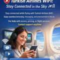Turkish Airlines WiFi: Stay Connected In The Sky