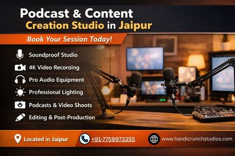 Jaipur, Marketing, Podcast Recording Studio In Jaipur