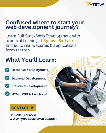 Lucknow, Lessons Offered, Join The Full Stack Web Development Course At Rynova Softwares