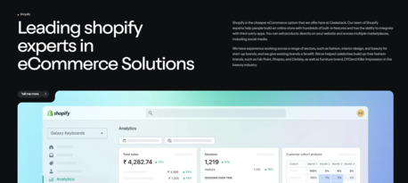 Coimbatore, Web Design & Development, Custom Shopify Development Company In Coimbatore Geekstack