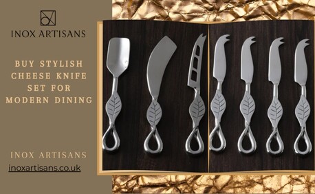 London, Household Items, GBP 029,  Buy Stylish Cheese Knife Set For Modern Dining | Inox Artisans