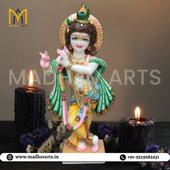 Jaipur, Collectibles, INR 25000,  Krishna Marble Idol Manufacturers &ndash; मंदिर के लिए विशेष मूर्तियाँ