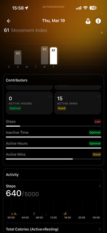Jeddah, Mobile Phones, SAR 800,  Ultrahuman Ring Air (Size 8) &ndash; Excellent Condition