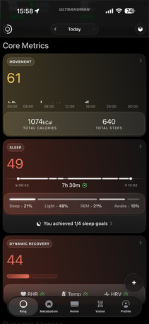 Jeddah, Mobile Phones, SAR 800,  Ultrahuman Ring Air (Size 8) &ndash; Excellent Condition