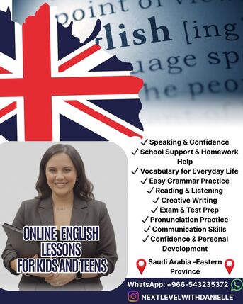 Al Khobar Al Shamalia, Lessons Offered, ONLINE ENGLISH LESSONS | BEGINNER TO BUSINESS LEVEL