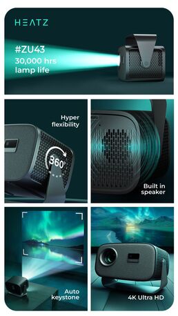 Manama, Computers, BHD 38,  New BoxPack 4K UHD Android Projector Bring The Big Screen At Home YouTube,Smart Phone View