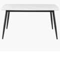 SAR 750,  6 Seater White Stone Dining Table For Sale
