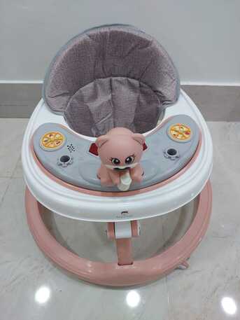 Al Arid, Baby & Kid Stuff, SAR 120,  Baby Walker With 4 Pcs Nuralac Stage 2 Milk (free Delivery)
