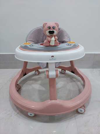Al Arid, Baby & Kid Stuff, SAR 120,  Baby Walker With 4 Pcs Nuralac Stage 2 Milk (free Delivery)