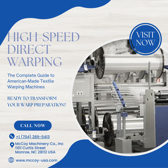 Dallas, Business, ???? Stop Weaving Defects Before They Start! ???? Warp Preparation Equipment That Delivers