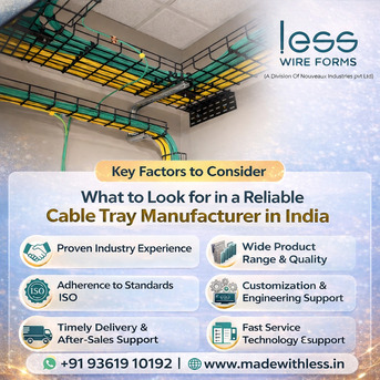 Coimbatore, Electronics, INR 300,  Powder Coated Cable Tray Manufacturer In India - LessWireForm