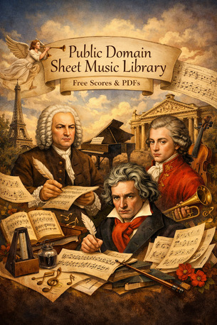 New York, Musical Instruments, Public Domain Sheet Music Library | Free Scores & PDFs