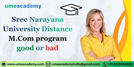 Ghaziabad, Lessons Offered, Sree Narayana University Distance M.Com Program-good Or Bad