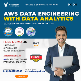 Hyderabad, Education, AWS Data Engineering With Analytics Free Demo Class