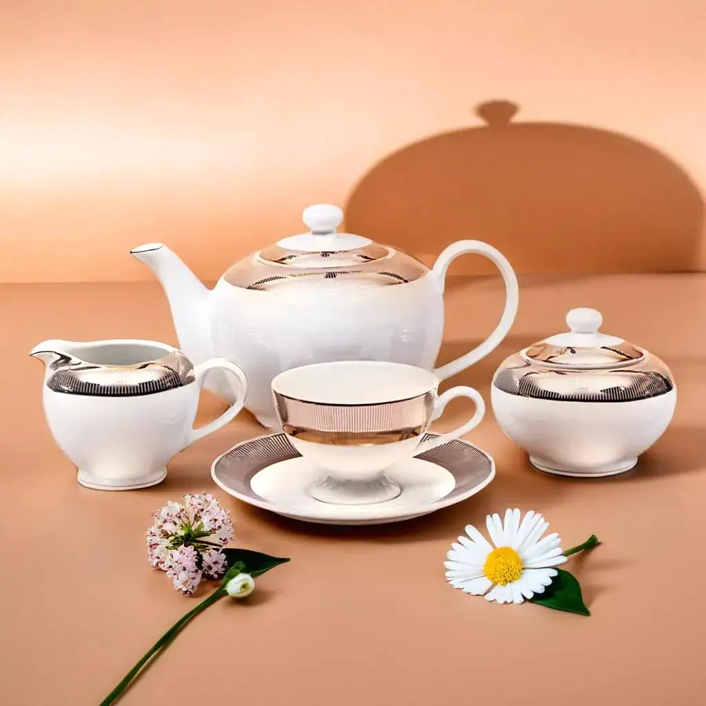 New Delhi, Appliances, INR 13600,  Premium Tea Set Collection &ndash; Luxury Porcelain Designs For Elegant Serving