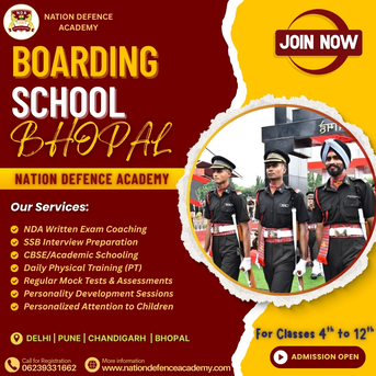Bhopal, Education, NDA Coaching With Hostel In Bhopal
