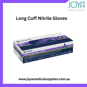 Sydney, Health & Beauty Items, Buy Long Cuff Nitrile Gloves In Australia - Joya Medical Supplies