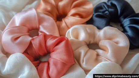 New York, Beautician, Soft Velvet Hair Scrunchies For Women And Girls