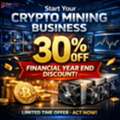 Start Your Crypto Mining Business With 30% Financial Year End Discount