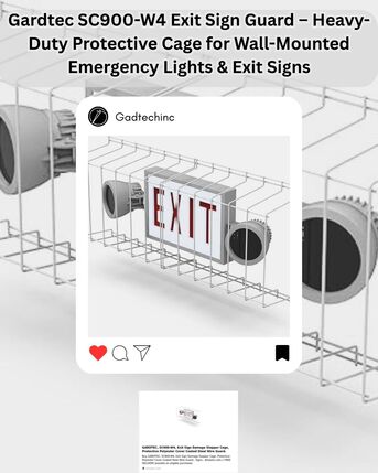 New York, Electronics, USD 1,  Heavy-Duty Exit Sign Guards For Emergency Signs | GardTec