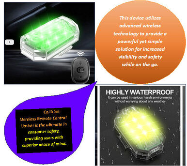 Port Louis, Auto Parts, USD 41,  Anti-Collision Wireless Remote Control Flasher