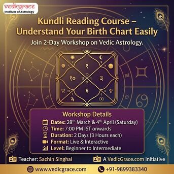 Lucknow, Education, Kundli Reading Course &ndash; Understand Your Birth Chart Easily