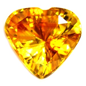 New York, Jewelry, USD 1138,  Order Orange Sapphires 1.19 Cts Heart Shape Gemstone Today