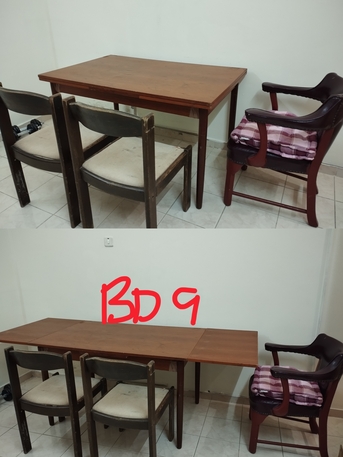 Gudaibiya, Furniture, BHD 1,  BD 9-Table With 3 Chairs, BD 3-Mattress, BD 2-small Table, BD 2-shelf