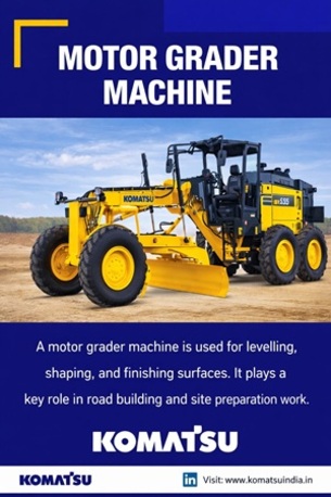 Mumbai, Machinery, Buy Motor Grader Machine For Smooth And Accurate Grading