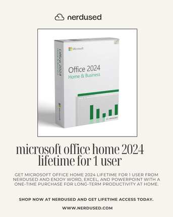 London, Software, GBP 17,  Buy Microsoft Office Home 2024 Lifetime For 1 User