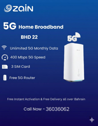 Manama, Mobile Phones, BHD 13,  Your Home Deserves The Best.Wi-Fi Plans Starting At 13.75 Bd/Month