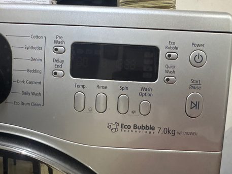 Riffa, Appliances, BHD 50,  Samsung Fully Automatic Washing Machine Front Load 7kg