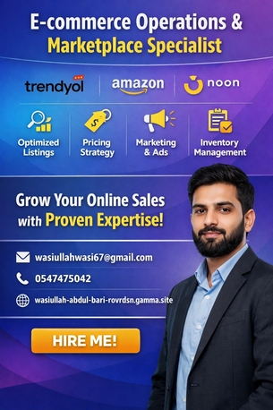 Jeddah, Job Seekers, Boost Your E-commerce Success With A Skilled Marketplace Specialist!