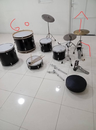 West Riffa, Musical Instruments, BHD 200,  Music Drums