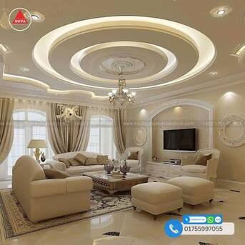 Riyadh, Construction, Gypsum Work: أعمال الجبس  - Painting: أعمال الدهان  - Tile Work: أعمال البل