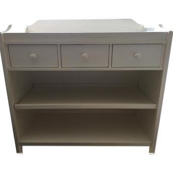 Riyadh, Furniture, SAR 515,  50% Off On Price Only Today - Pottery Barn Kids Changing Table (Brown)