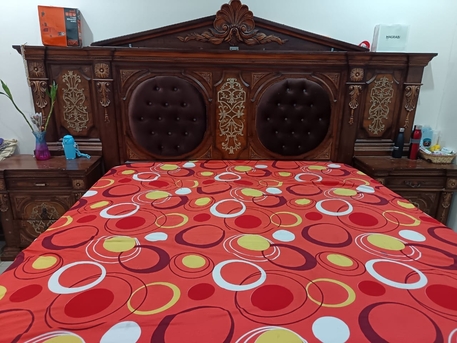 Jeddah, Furniture, SAR 1100,  Super King Size Bed Set For Sale In Aziziyah