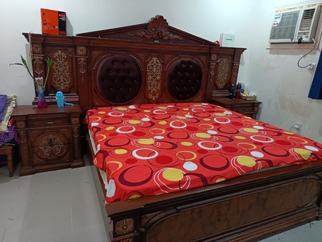 Jeddah, Furniture, SAR 1100,  Super King Size Bed Set For Sale In Aziziyah