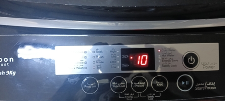 Khobar, Appliances, SAR 750,  AUTOMATIC WASHING MACHINE NEET A D CLEAN 9KG CAPACITY