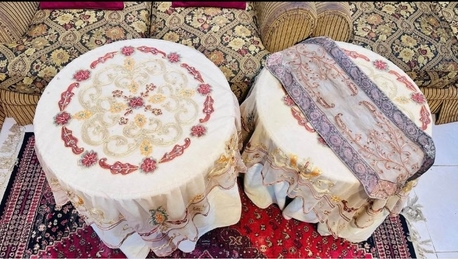 Al Aziziyah, Furniture, SAR 180,  7 Seater Sofa Set For Sals With Decor 2 Tables And Carpet