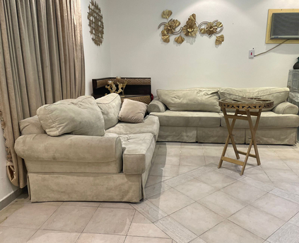 Jeddah, Furniture, SAR 300,  3 Seater + 2 Seater + Corner Shelf + Cofee Table