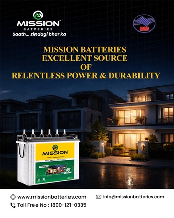 Jaipur, Industrial Machinery, INR 100000,  Reliable Inverter Battery Manufacturer - Mission Batteries