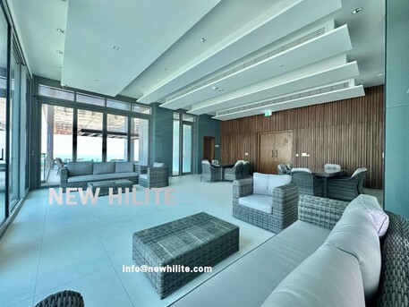 Daiya, Apartments/Houses, KWD 1500/month,  2 BR,  Brand New 2-Bedroom Sea View Duplex For Rent Near Daiyya