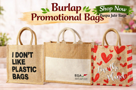 Kolkata, Clothing & Accessories, INR 100,  Durable & Reusable Burlap Promotional Bags