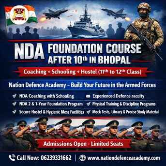 Bhopal, Education, NDA Foundation Program In Bhopal