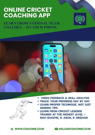 Bangalore, Education, Best Online Cricket Coaching App &ndash; Learn From Expert Coaches Anytime