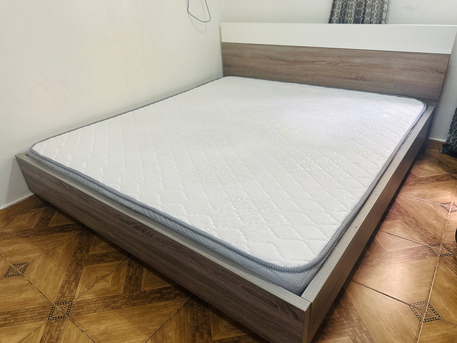 Jubail, Household Items, SAR 1500,  Urgent Sale Bedroom Set Like 1 Coat, 2mattress (1new One), 1 Big Wardrobe And Sofa Table