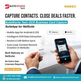 Los Angeles, ERP, NetSuite OCR Business Card Scanner  Capture Leads Instantly